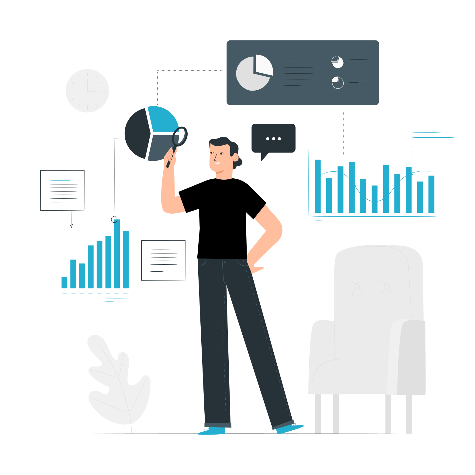 Business Analytics Illustration